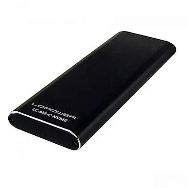 kit ket: LC-Power LC-M2-C-NVME – eksterno kućište za M.2 NVMe SSD - Tip: USB-C — 1