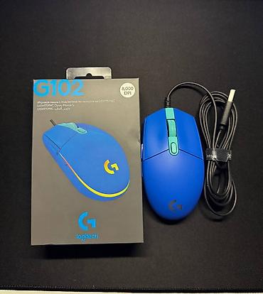 logitech dfgt: Logitech G102 LIGHTSYNC oyun siçanı – mavi rəng + USB tape - — 1