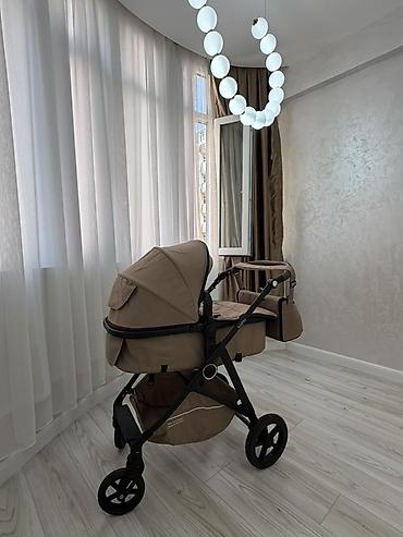 çilek beşik: Uşaq arabası – Kidilo, bej rəng.350azn alinib tep tezedir bir nece — 2