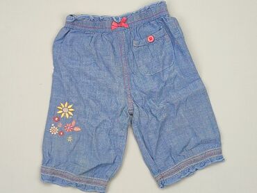 baggy jeansy: Denim pants, F&F, 3-6 months, condition - Good