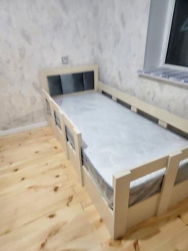 astara mebel: Uşaq/yataqxana üçün tək nəfərlik taxt çarpayı - Ölçü: təxmini 90x190 — 6