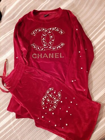 komplet sako i pantalone: Chanel, L (EU 40), XL (EU 42), Jednobojni