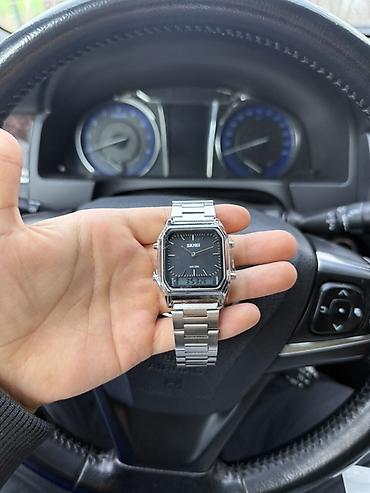 Другие наручные часы: Гибридные наручные часы SKMEI - Дизайн: квадратный корпус с гранеными — 2