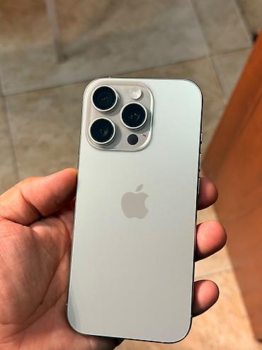soyuducu anbar satilir: IPhone 15 Pro, 256 GB, Natural Titanium, Face ID — 7