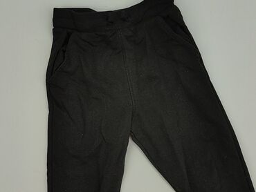 czarna sukienki z długim rękawem na wesele: Sweatpants, SinSay, 5-6 years, 110/116, condition - Good