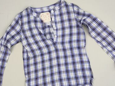 sukienka kolor liliowy: Shirt 8 years, condition - Very good, pattern - Cell, color - Blue