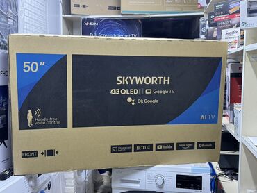 ТВ и видео: Телик Телевизор Skyworth 50 qled 50sue9500 130 см 50" 4k hd (смарт тв)