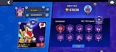 15 pro kredit: Brawl Stars hesabı – yüksək səviyyəli və zəngin kontentli - Kupa — 1