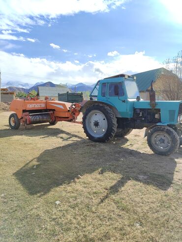 Тракторы МТЗ (Беларус): Продается МТЗ 80+пресс подборщик Кыргызстан 7зуб аппарат германия все — 3