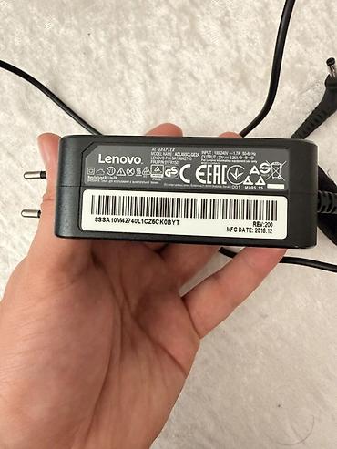 Lenovo noutbuk şarj cihazı (AC Adapter) - Brend: Lenovo - Model adı