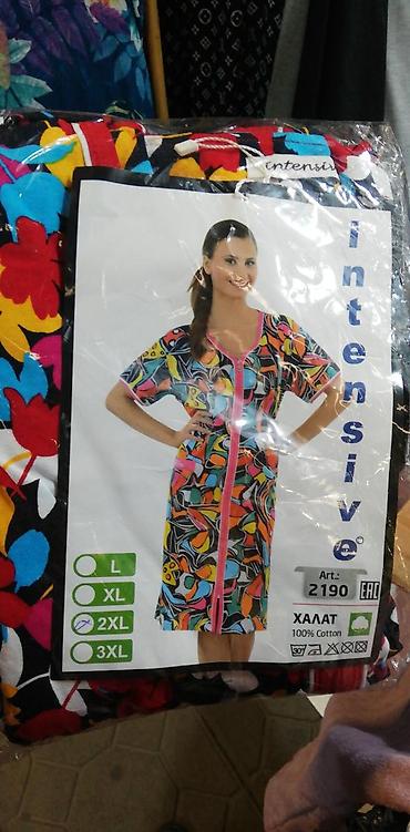 Домашние костюмы: Турецкие Халаты Тонкий хб. Не сядет, не леняет. Дышащий вариант — 5