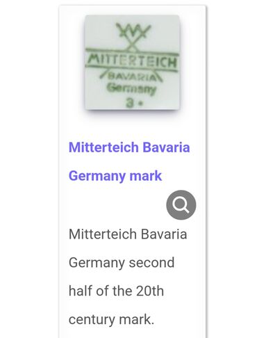 Kuhinjski setovi: Set 1950g+ Mitterteich porcelan Bavaria. Trodelni set,sve na njemu — 12