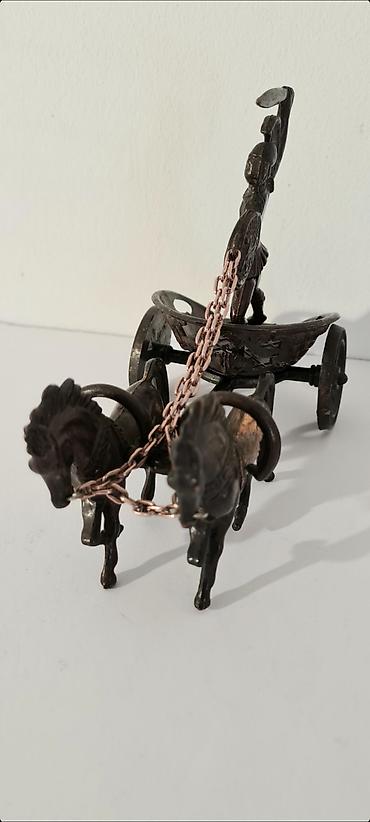 Figure: ▪︎ Prodajem staru dekorativnu metalnu (bronza) figuru-rimski ratnik u — 7