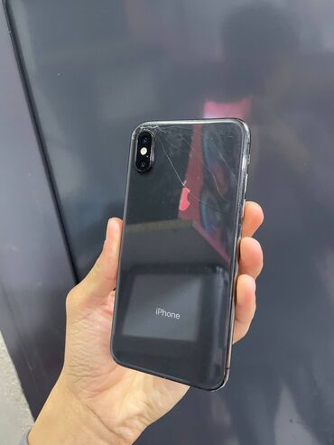 купить чехол на айфон 8: IPhone Xs, Б/у, 256 ГБ, Black Titanium, Чехол, 92 %