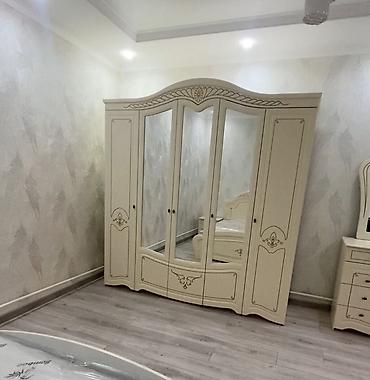 Спальные гарнитуры: Спальный гарнитур, Шкаф, МДФ, цвет - Бежевый — 4