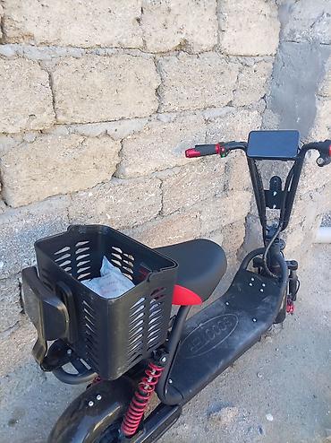 Elektrik nəqliyyatı: Elektrik skuter – oturacaqlı, səbətli model Surəti 35 100 kilo — 4