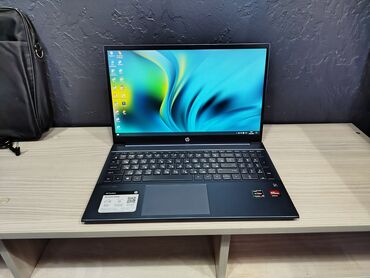 ноутбуки в кыргызстане: Ноутбук, HP, 16 ГБ ОЗУ, AMD Ryzen 5, 15.6 ", Для работы, учебы, память SSD