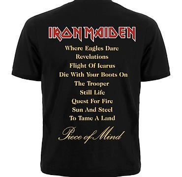 Футболки: Футболки с принтами Iron Maiden (черные) Варианты дизайна: - — 18