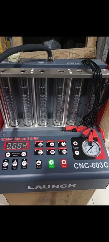 hazr biznes: LAUNCH markalı CNC-603C injektor təmizləyicisi və test cihazı. Cihaz