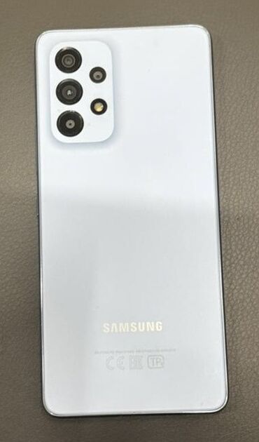 Samsung: Samsung Galaxy A53, Б/у, 128 ГБ, цвет - Голубой, 2 SIM