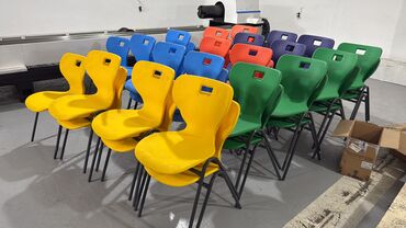 Ofis masaları: Kurslar üçün 1 Nəfərlik Parta Komplekti Müasir dəmir mebelin — 7