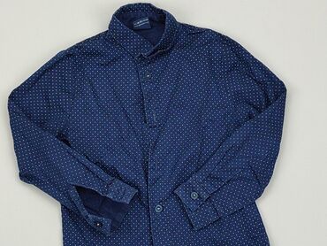 karl lagerfeld koszule: Koszula 4-5 lat, stan - Bardzo dobry, wzór - Jednolity kolor, kolor - Niebieski