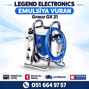 Elan başlığı: Graco GX 21 emulsiya vuran, boya aparatı Elan mətni lalafo.az -da Elan başlığı: Graco GX 21 emulsiya vuran, boya aparatı Elan mətni