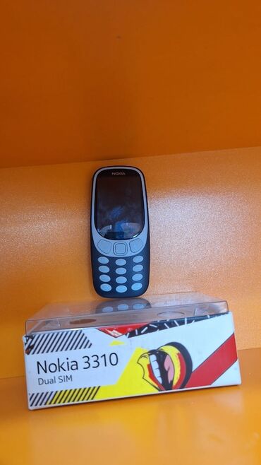 SİM-kartlar: Nokia 3310, rəng - Boz, Zəmanət, Düyməli, İki sim kartlı