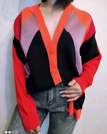 интернет магазин одежды бишкек: Женский свитер M, цвет - Красный