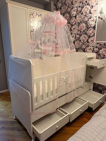 mebel satıram: Yeni uşağ çarpayısı satılır. Yenidir. 1 dəfə də olsun istifadə — 3