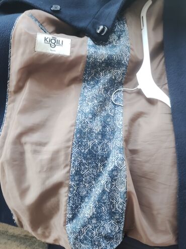 Palto, Chanel, XL (EU 42), rəng - Göy