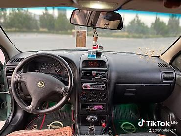 Opel: Opel Astra G sedanı - Kuzov: 4 qapılı sedan, tünd yaşıl rəng - — 3