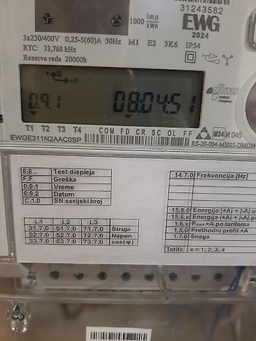 Ostali merni alati: Trofazno statičko brojilo električne energije – Mikroelektronika — 31