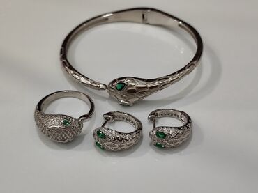 Серебряные наборы украшений: Набор украшений, Проба 925, Женские, Новый — 5