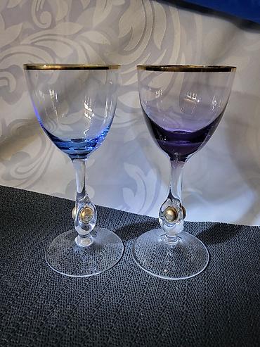 Antiques: Bohemija case za vino,kristal,rucni rad 1950g+. Case Bohemija — 4