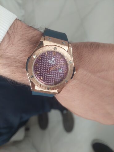 фатзорб оригинал и подделка как отличить: Qol saatı, Hublot, rəng - Bənövşəyi