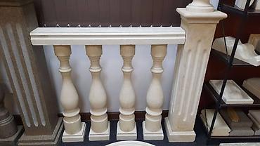 Фасадные плиты Сары-Таш (Травертин): Балюсины и декоративные элементы фасада из искусственного камня - — 3