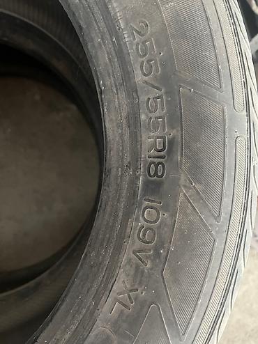 шина 25555r18: Шины 255 / 55 / R 18, Лето, Б/у, Пара, NorTec — 2
