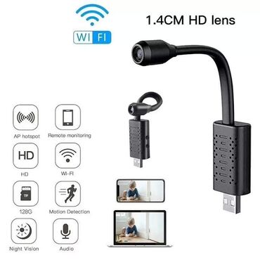 Oprema za video nadzor: Cena 3250 dinara MINI USB WIFI IP SMART KAMERA HD 1080p savitljiva — 5