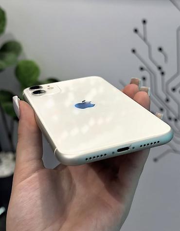 xacmaz iphone: IPhone 11, 128 GB, Ağ, Zəmanət, Simsiz şarj, Face ID — 7