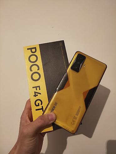Poco: Poco F4 GT, Б/у, 128 ГБ, цвет - Желтый, 2 SIM — 1