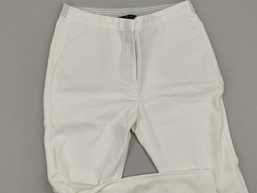 woskowane spodnie orsay: Zara, Material trousers for women, size L