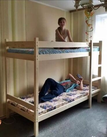 двухъярусные кровати в рассрочку: Двухъярусная кровать, Для девочки, Для мальчика, Новый
