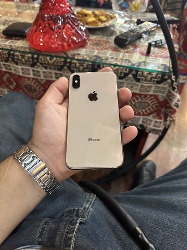 iphne xs: IPhone Xs, 64 GB, Qızılı, Face ID