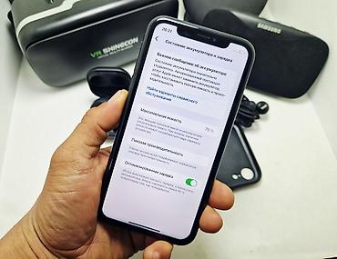 Apple iPhone: IPhone Xr, Б/у, 256 ГБ, Jet Black, Зарядное устройство, 100 % — 15