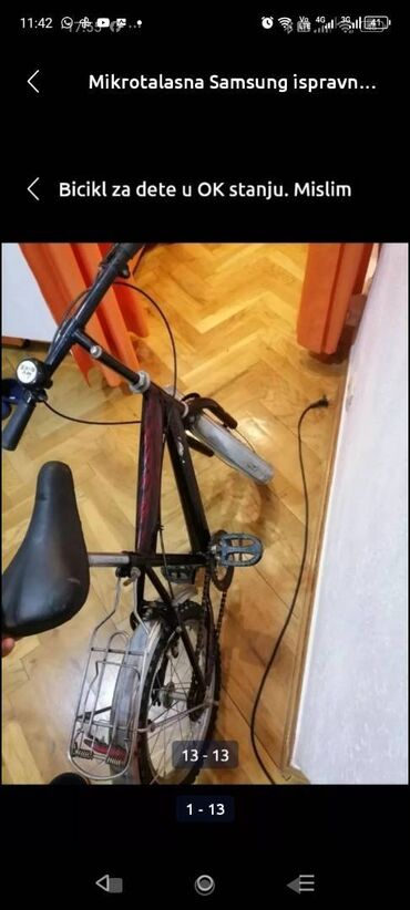 Trotineti, skejtbordovi i hoverbordovi: Bicikl za dete ispravan . mozda do 5 -6 g
Mirjevo — 9