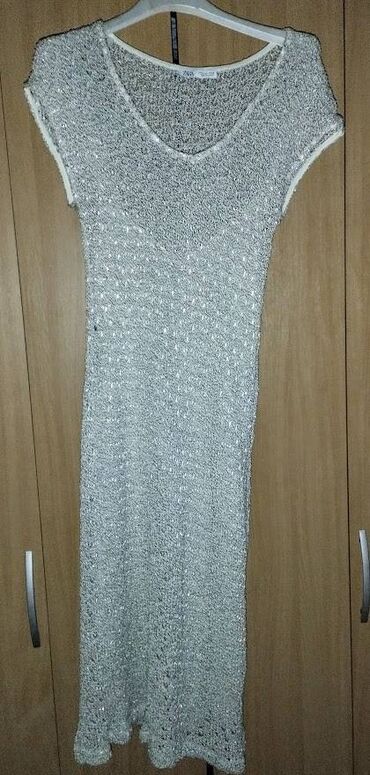 zara haljina bela: S (EU 36), color - White, Other style, Other sleeves