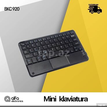 personal kompyuterler: Bluetooth klaviatura "BKC920" Məhsulun Tipi : Naqilsiz Klaviatura və