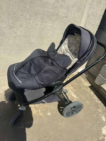 Коляски: Коляска, цвет - Черный, Б/у — 7