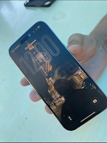 apple iphone 13: IPhone 14 Pro, Б/у, 128 ГБ, Голубой — 1